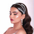 Rhinestone Bridal Headband, Wedding Hair Accessories for Brides, Wedding Headpiece in Silver
