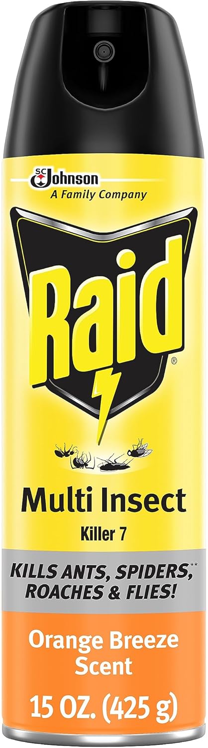 Raid Multi Insect Killer | Orange Breeze 15 Ounce | Pack of 1