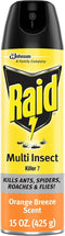 Raid Multi Insect Killer | Orange Breeze 15 Ounce | Pack of 1