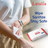 Pack 2 80% (40 Counts) Latalia Hand Wipes of | Alcohol Hand Sanitizer Wipes for Hands & Face Moisturizing, Gentle