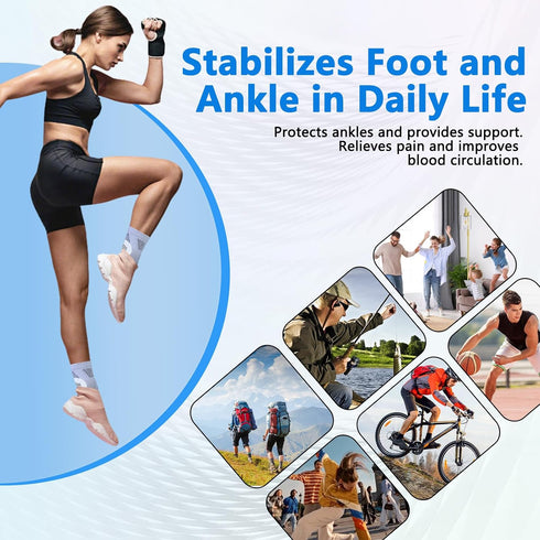 Neuropathy Socks for Women and Men, Nano Soothe Relief Compression Socks Toeless Compression Socks Ankle Compression