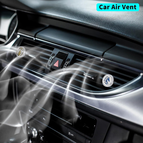 Ucubwfu 12pcs 30mm-Aromatherapy 12pcs Set 120 Car Aromatherapy Clip, Car Diffuser, Car Aromatherapy Essential Oil