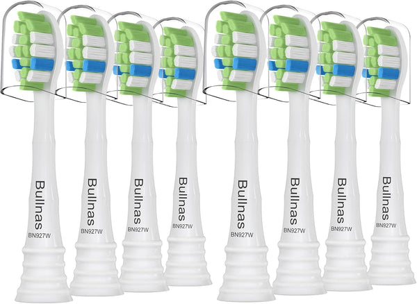 Replacement Toothbrush Heads for Philips Sonicare ProtectiveClean 4100, 5100, 5300, 6100, 8 Count, White