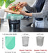 AYOTEE Mini Trash Bags, 200 Counts, 1.2 Gallon Small Compostable Trash Bags for Home, Fit 4.5-5 Liter Trash Can