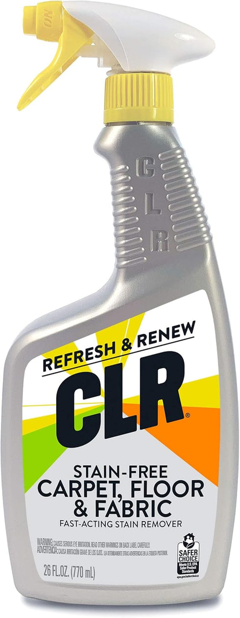 CLR Stain-Free Carpet, Floor & Fabric Stain Remover, 26 Ounce