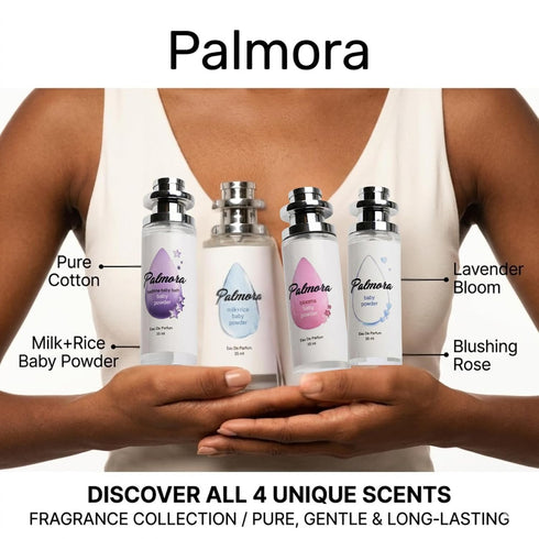 NOSBING 1 Oz Palmora Baby Powder Perfume, Baby Powder Scent, Fresh and Light Fragrance - (BABY POWDER)