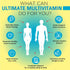 OmniBiotics Ultimate Daily Multivitamin for Women & Men, 120 Vegan Capsules with 34 Essential Ingredients