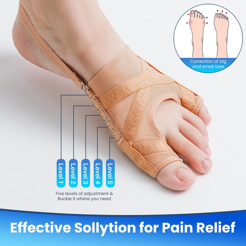 Bunion Corrector for Women and Men, Union Relief Protector Guards for Thumb and Little Toe, 1 Pair