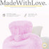 Hot Water Bottle with Soft Cover - 1.8L Large Classic Hot Water Bag for Pain Relief, Menstrual Cramps, Hot Therapy