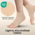 KEMFORD Ankle Compression Sleeve - Plantar Fasciitis Braces, Open Toe Compression Socks for Swelling, Arch Support