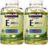 KIRKLAND Signature Vitamin E 400 IU, 500 Softgels (Pack of 2) (Total of