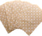 N'icePackaging 20 Qty 4" x 6" Decorative Flat Paper Gift Bags, White Polka-Dot on Brown Kraft Bags