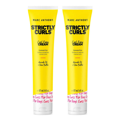 Marc Anthony Curl Cream with Shea Butter & Oils, Defines & Softens Curly & Wavy Hair, Set of 2