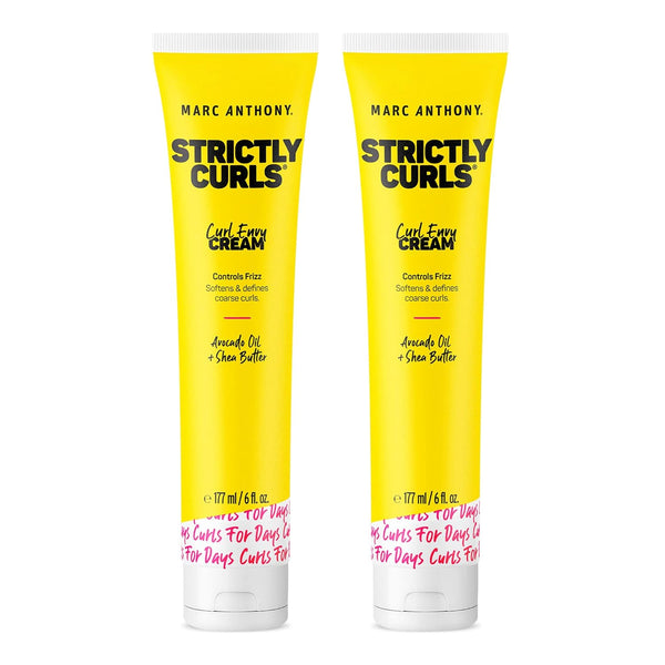 Marc Anthony Curl Cream with Shea Butter & Oils, Defines & Softens Curly & Wavy Hair, Set of 2