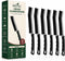Solvra Crevice Cleaning Brush Set 6Pcs Hard Bristle Cleaning Tools for Grout, Tile