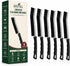 Solvra Crevice Cleaning Brush Set 6Pcs Hard Bristle Cleaning Tools for Grout, Tile