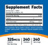 Nutricost Kelp Tablets, 325mcg of Iodine, 240 Tablets - Non-GMO, Gluten Free