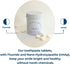 Smile More Toothpaste Tablets with Fluoride & nHAp, Vegan, Enamel Strengthening, Eco-Friendly Tin, 62 Tablets, Cool Mint