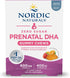 Nordic Naturals DHA Prenatal Vitamin Gummies, Zero Sugar, Strawberry Orange Flavor - 27 Gummies, 600 mg Omega-3, 400 IU