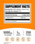 BulkSupplements.com L-Arginine HCl Powder - Arginine Supplement, Nitric Oxide, Unflavored & Gluten Free, 5000mg, 1kg