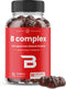 Vitamin B Complex Gummies for Women, Men & Kids, Boosts Energy & Metabolism, B Vitamins B1, B2, B3, B5, B6, B7, B9, B12