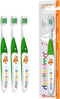 Premium Oral Care Kids Toothbrush - Soft Junior for Ages 6 and Up, Pack of 3, Colors May Vary