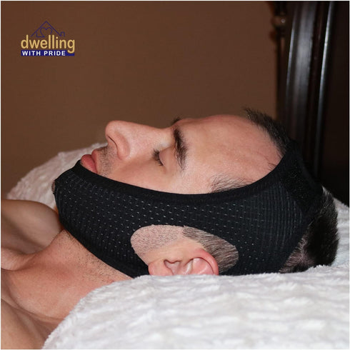 Anti Snore Chin Strap for CPAP Users - Stop Noise, Anti-Dry Mouth Sleeping Solution for Men and Women