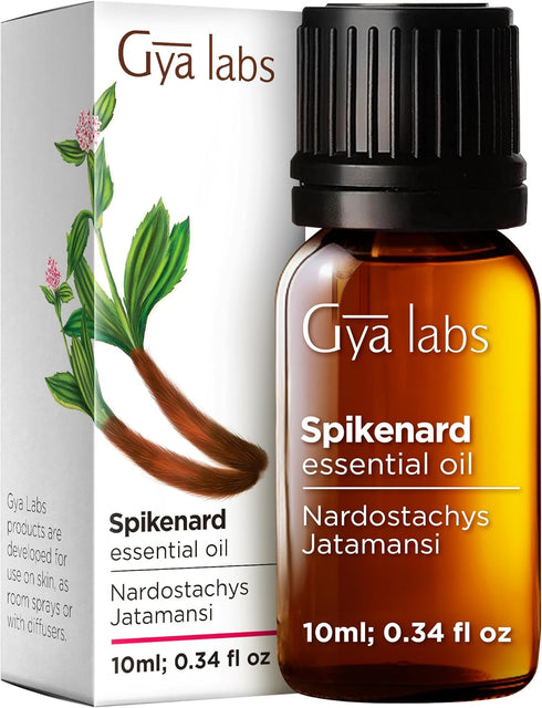 Set Set Spikenard Essential Oil for Diffuser & Cinnamon Cassia Essential Oil - Aromatherapy Grade Essential Oils - Gya