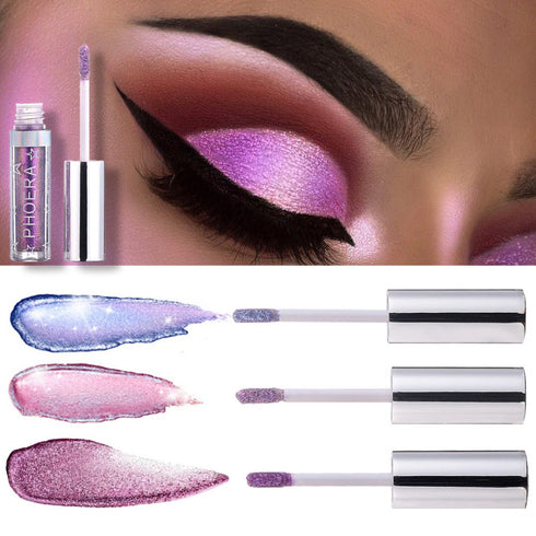 Liquid Eyeshadow, Waterproof Glitter Shimmer Eye Stick, Long Lasting Eyeliner Pencil Makeup Cosmetics (A101)