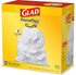 Glad Trash Bags, ForceFlex Tall Kitchen Drawstring Garbage Bags, White, 13 Gallon, 90 Count (Package May Vary)