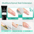 ROSALIND 2 oz Clear Poly Nail Gel, Professional Nail Extension Gel for Long Lasting DIY & Salon Nails, Quick Dry UV/LED