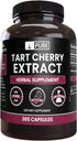 PURE ORIGINAL INGREDIENTS Tart Cherry Extract (365 Capsules) - No Magnesium or Rice Fillers, Always Pure, Lab Verified