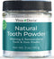 Viva Doria Natural Tooth Powder | Remineralizing Teeth Whitening Powder | Refreshing Mint Flavor | 3 Oz Glass Jar