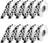 10 Yards x 10 Rolls Cow Print Ribbons, 10PCS Cow Print Ribbons for Children's Party Western Theme Decorations