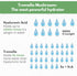 Natural Hyaluronic Acid Supplement, 5X Stronger Hydration Pills from Pure Tremella Mushroom with Vitamin C & Hibiscus