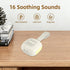 PYJCLYRA 16 3 3 30 Magnetic Portable White Noise Machine with Soothing Sounds Night Lights Sleep Timers Memory