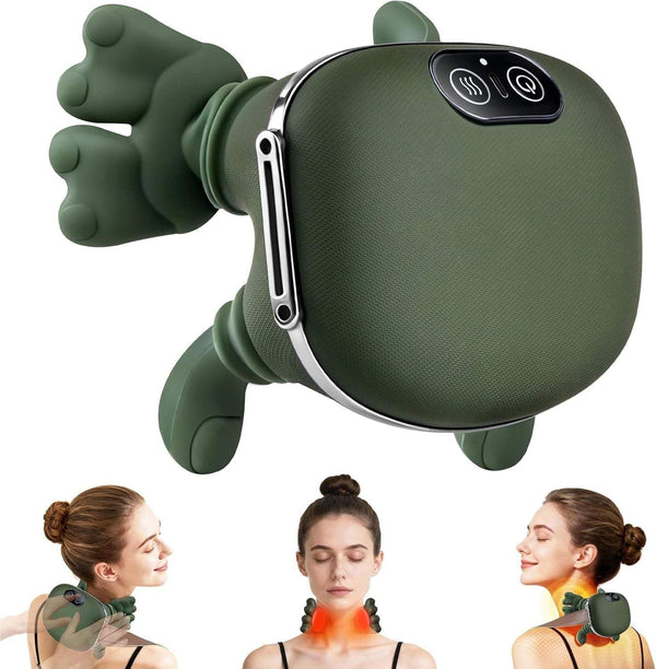 Shoulder and Neck Massager with Heat Heated Massager, Neck Massager with Fingers,