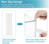 Vtopmart 4 Pack Clear Stackable Storage Drawers - 7.6" H Organizers for Skincare and Bathroom Supplies