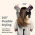 Hugabow 360 20-65 Inch Hair Dryer Stand - Rotating Universal Holder, Adjustable, Hands Free for Pain Relief