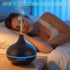 ZEBIAO 450ml 7 Rechargeable Diffuser for Essential Oils Large Room, Battery Operated Diffuser with Remote Control