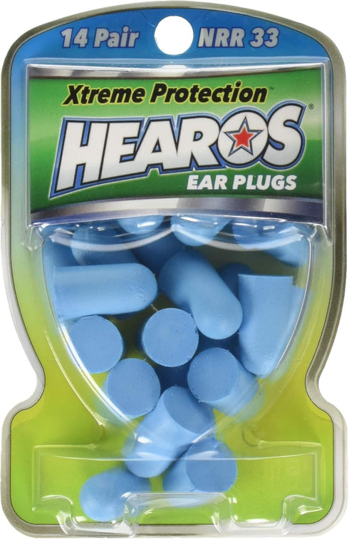 HEAROS Xtreme Protection Series Foam Ear Plugs, 14 Pair (3 Pack)