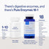 Essential Stacks Pure Digestive Enzymes - Gluten, Dairy & Soy Free, 18 Enzymes for Digestion incl. Amylase, Lipase &