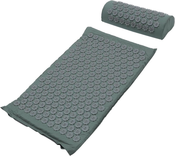 minkissy Acupressure Massage Mat and Pillow Set with Bag Acupuncture Therapy Relief