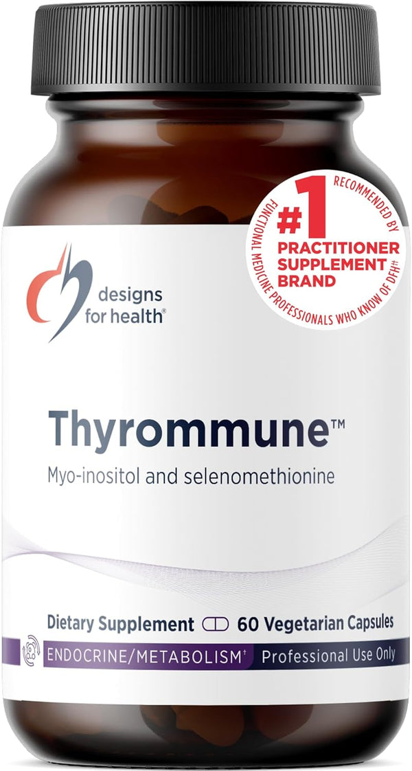 Designs For Health Thyrommune - Thyroid Support Supplement with Selenium (Selenomethionine) +