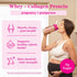 Pink Stork Pregnancy and Breastfeeding Protein Powder - 20 g Chocolate Whey and Collagen Protein - 15 Servings for