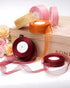 FAKILO Pink Organza Ribbon for Gift Wrapping, 2 Inch Shimmer Sheer Ribbon for Bouquet, Wedding, Christmas - 50 Yards