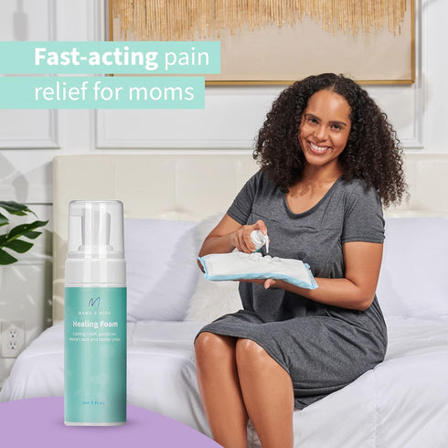 Mama & Wish Witch Hazel Foam and Pad Liners Bundle - Postpartum Essentials