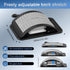 teepten Back Stretcher for Lower Back Pain Relief, Adjustable Lumbar Traction Device, Ergonomic Spine Board