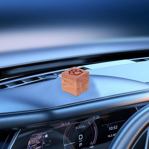 Walnut Wood Essential Oil Diffuser, Fragrant Wood Aroma Air Freshener for Home, Office, Car Design B