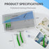 Interdental Brush, Angle Dental Brush Cleaner Toothpick Flossing Head with Portable Case for Tight Teeth